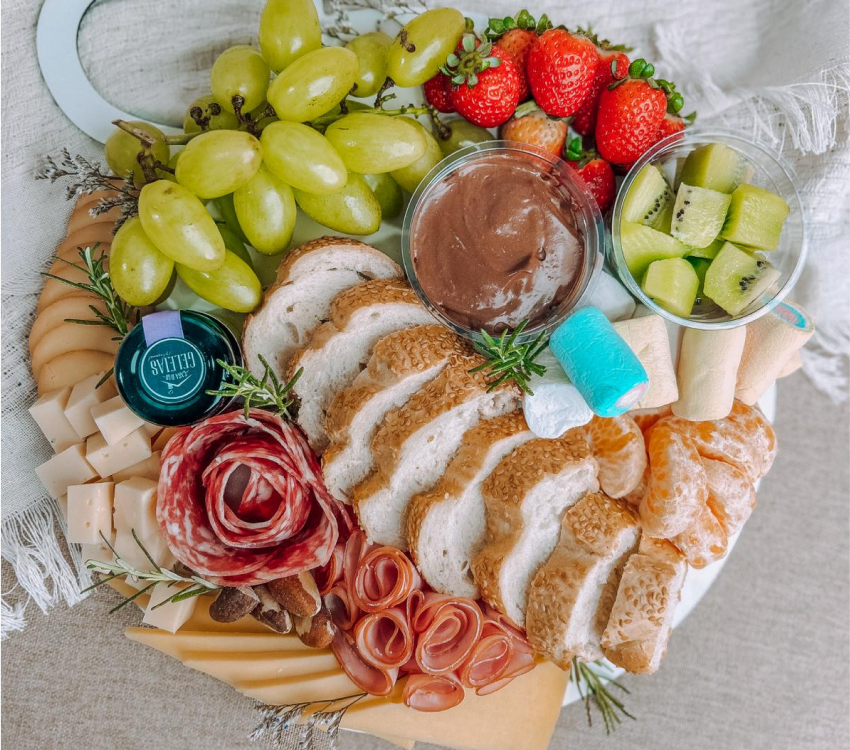 tabua de frios doce e salgada